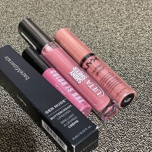 ***SOLD***New Lip bundle pink-mauve-nude Lipgloss